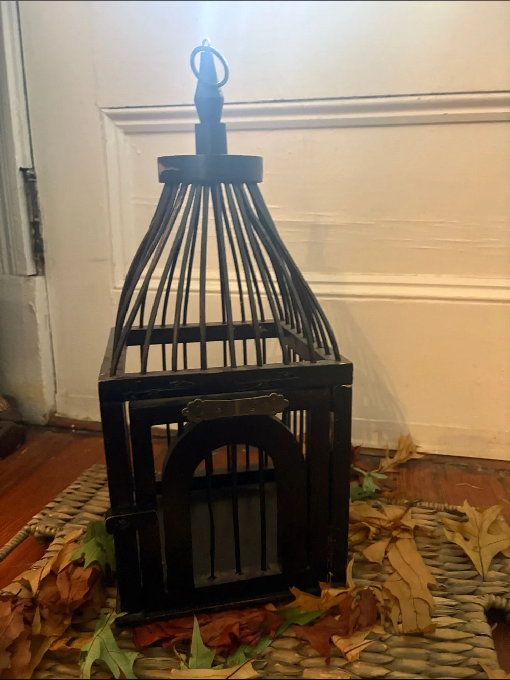 Vintage Wooden Birdcage unbranded